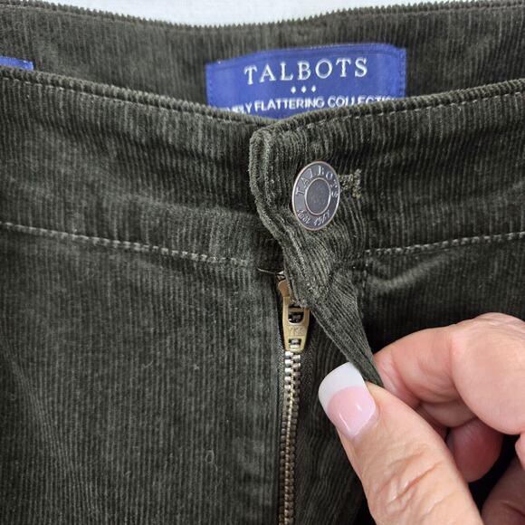 Talbots Simply Flattering Corduroy Jeans 18W Slimming High Waist Straight Leg - Picture 5 of 13